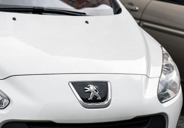 white peugeot